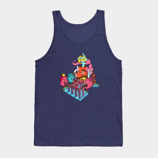 The mouths and spirits coaster Tank Top by Ostemo Stephane Meury